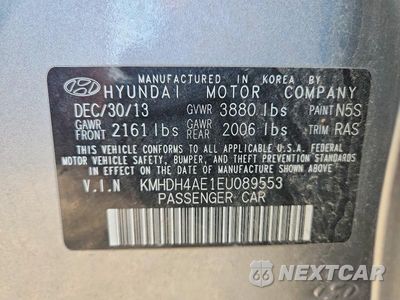 Zdjęcie 12 z 12 samochodu: 2014 HYUNDAI ELANTRA SE VIN:KMHDH4AE1EU089553 - miniatura