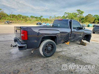 Trzecie zdjęcie samochodu z tyłu: 2014 GMC SIERRA K1500 SLE VIN:1GTN2UEC9EZ252214 - miniatura