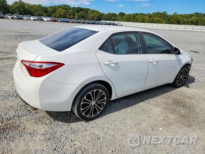 Trzecie zdjęcie samochodu z tyłu: 2016 TOYOTA COROLLA L VIN:2T1BURHE8GC492388 - miniatura