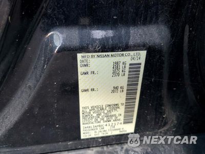 Zdjęcie 12 z 12 samochodu: 2014 NISSAN ALTIMA 3.5 SL VIN:1N4BL3AP8EC412174 - miniatura