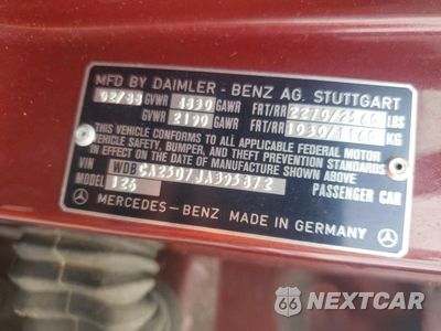 Zdjęcie 12 z 12 samochodu: 1988 MERCEDES-BENZ 300 SEL VIN:WDBCA25D7JA395872 - miniatura