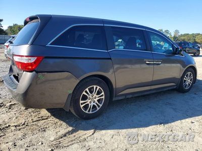 Trzecie zdjęcie samochodu z tyłu: 2013 HONDA ODYSSEY EXL VIN:5FNRL5H63DB033747 - miniatura
