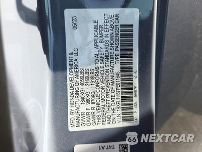 Zdjęcie 12 z 12 samochodu: 2023 HONDA CIVIC SPORT TOURING VIN:19XFL1H87PE011645 - miniatura