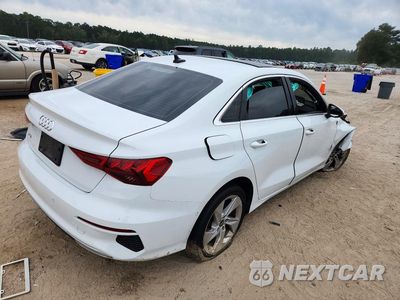 Trzecie zdjęcie samochodu z tyłu: 2023 AUDI A3 PREMIUM VIN:WAUAUDGY5PA121510 - miniatura