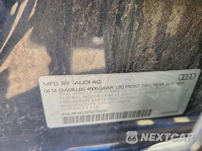 Zdjęcie 12 z 12 samochodu: 2014 AUDI A4 PREMIUM VIN:WAUBFAFL5EN039835 - miniatura