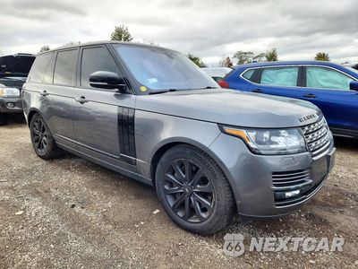 Czwarte zdjęcie samochodu z boku: 2017 LAND ROVER RANGE ROVER HSE VIN:SALGS2FV6HA373680 - miniatura