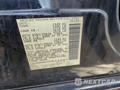 Zdjęcie 13 z 13 samochodu: 2015 NISSAN XTERRA S VIN:5N1AN0NW2FN654203 - miniatura