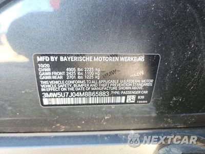Zdjęcie 12 z 12 samochodu: 2021 BMW M340I VIN:3MW5U7J04M8B65883 - miniatura