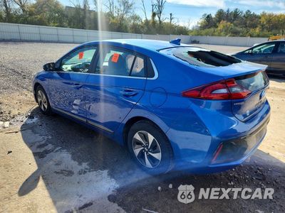 Drugie zdjęcie samochodu z przodu: 2017 HYUNDAI IONIQ SEL VIN:KMHC75LC9HU026074 - miniatura