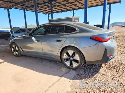 Drugie zdjęcie samochodu z przodu: 2023 BMW I4 EDRIVE 40 VIN:WBY73AW01PFN63695 - miniatura