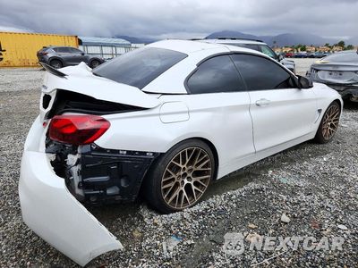 Trzecie zdjęcie samochodu z tyłu: 2018 BMW 440I VIN:WBA4Z5C54JEA32921 - miniatura