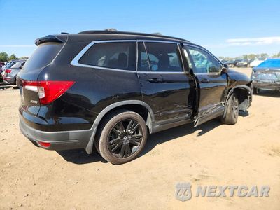 Trzecie zdjęcie samochodu z tyłu: 2019 HONDA PILOT EXL VIN:5FNYF6H56KB053245 - miniatura