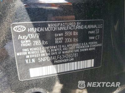 Zdjęcie 13 z 13 samochodu: 2018 HYUNDAI ELANTRA VALUE EDITION VIN:5NPD84LF6JH260781 - miniatura