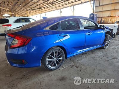 Trzecie zdjęcie samochodu z tyłu: 2020 HONDA CIVIC EX VIN:19XFC1F38LE011199 - miniatura