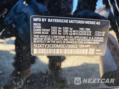 Zdjęcie 14 z 14 samochodu: 2021 BMW X3 SDRIVE30I VIN:5UXTY3C00M9D79863 - miniatura