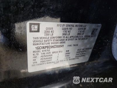Zdjęcie 13 z 13 samochodu: 2017 CHEVROLET SILVERADO K1500 CUSTOM VIN:1GCVKPEC9HZ268841 - miniatura