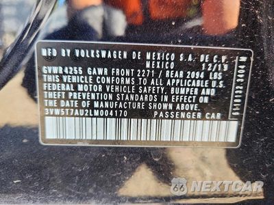 Zdjęcie 14 z 14 samochodu: 2020 VOLKSWAGEN GTI S VIN:3VW5T7AU2LM004170 - miniatura