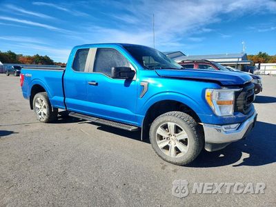 Czwarte zdjęcie samochodu z boku: 2021 FORD F150 SUPER CAB VIN:1FTEX1EP8MFA43355 - miniatura