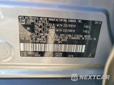 Zdjęcie 12 z 12 samochodu: 2025 TOYOTA RAV4 LIMITED VIN:2T3Y1RFV9SW426808 - miniatura