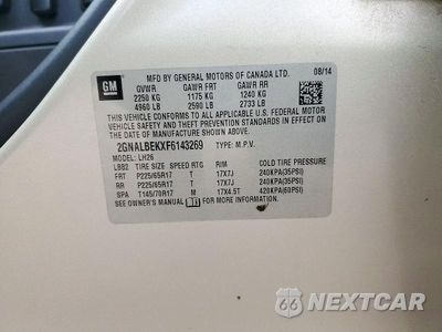 Zdjęcie 13 z 13 samochodu: 2013 CHEVROLET EQUINOX VIN:2GNALBEKXF6143269 - miniatura