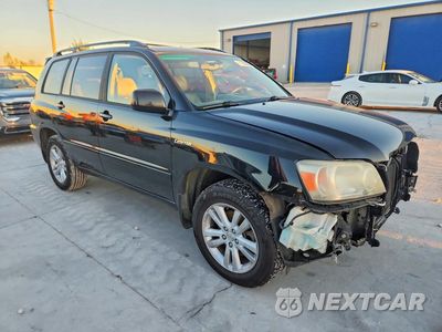 Czwarte zdjęcie samochodu z boku: 2006 TOYOTA HIGHLANDER HYBRID VIN:JTEDW21A160006784 - miniatura