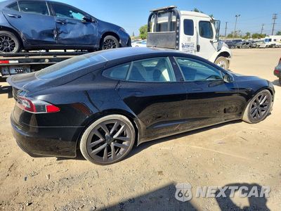 Trzecie zdjęcie samochodu z tyłu: 2021 TESLA MODEL S VIN:5YJSA1E68MF432125 - miniatura