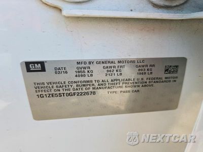 Zdjęcie 12 z 12 samochodu: 2016 CHEVROLET MALIBU LT VIN:1G1ZE5ST0GF222678 - miniatura