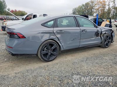 Trzecie zdjęcie samochodu z tyłu: 2024 HONDA ACCORD HYBRID SPORT-L VIN:1HGCY2F74RA064959 - miniatura