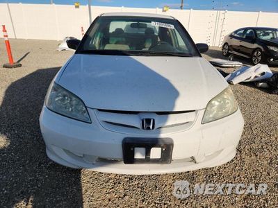Piąte zdjęcie samochodu w środku: 2005 HONDA CIVIC LX VIN:2HGES165X5H540615 - miniatura