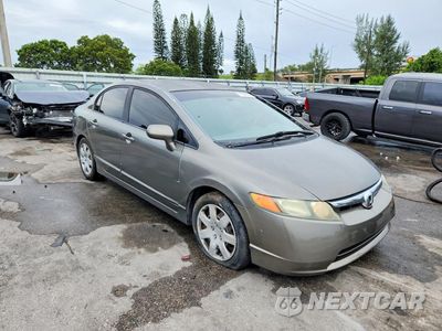Czwarte zdjęcie samochodu z boku: 2008 HONDA CIVIC LX VIN:2HGFA16598H515863 - miniatura