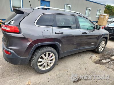 Trzecie zdjęcie samochodu z tyłu: 2016 JEEP CHEROKEE LIMITED VIN:1C4PJMDS7GW375437 - miniatura