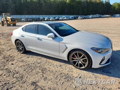Czwarte zdjęcie samochodu z boku: 2019 GENESIS G70 3.3T ADVANCED VIN:KMTG34LE7KU012728 - miniatura