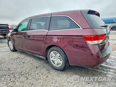 Drugie zdjęcie samochodu z przodu: 2014 HONDA ODYSSEY LX VIN:5FNRL5H26EB058558 - miniatura