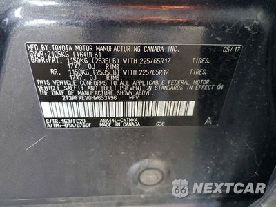 Zdjęcie 12 z 12 samochodu: 2017 TOYOTA RAV4 XLE VIN:2T3RFREV0HW653496 - miniatura