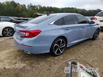 Trzecie zdjęcie samochodu z tyłu: 2021 HONDA ACCORD SPORT SE VIN:1HGCV1F48MA113033 - miniatura
