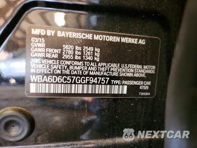 Zdjęcie 12 z 12 samochodu: 2016 BMW 650 XI GRAN COUPE VIN:WBA6D6C57GGF94757 - miniatura