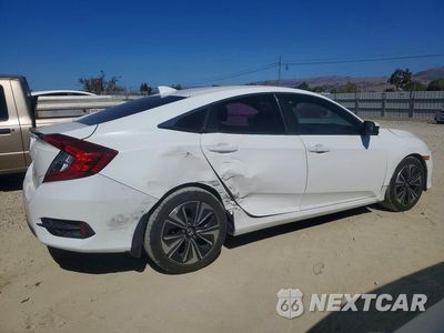 Trzecie zdjęcie samochodu z tyłu: 2017 HONDA CIVIC EX VIN:19XFC1F43HE213934 - miniatura