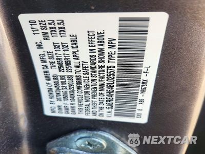Zdjęcie 13 z 13 samochodu: 2011 HONDA CR-V EX VIN:5J6RE4H54BL025575 - miniatura