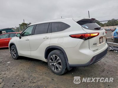 Drugie zdjęcie samochodu z przodu: 2021 TOYOTA HIGHLANDER XLE VIN:5TDGZRBH6MS122957 - miniatura