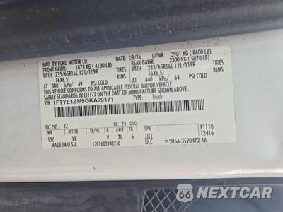 Zdjęcie 13 z 13 samochodu: 2016 FORD TRANSIT T-150 VAN VIN:1FTYE1ZM5GKA99171 - miniatura