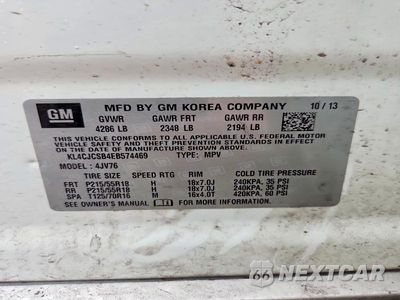 Zdjęcie 13 z 13 samochodu: 2014 BUICK ENCORE VIN:KL4CJCSB4EB574469 - miniatura