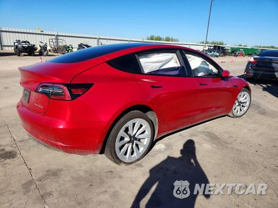 Trzecie zdjęcie samochodu z tyłu: 2022 TESLA MODEL 3 VIN:5YJ3E1EB1NF357291 - miniatura