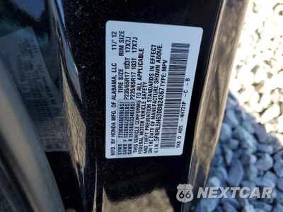 Zdjęcie 13 z 13 samochodu: 2013 HONDA ODYSSEY EXL VIN:5FNRL5H63DB024367 - miniatura
