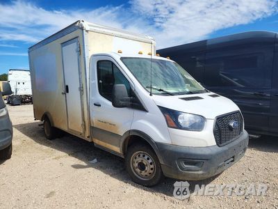 Czwarte zdjęcie samochodu z boku: 2022 FORD TRANSIT BOX TRUCK VIN:1FDBF6P83NKA77684 - miniatura