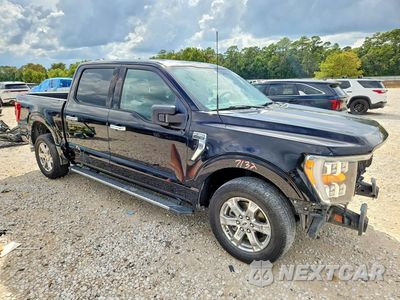 Czwarte zdjęcie samochodu z boku: 2021 FORD F150 SUPERCREW VIN:1FTEW1C53MFC05235 - miniatura