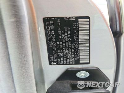 Zdjęcie 12 z 12 samochodu: 2000 BMW 740 I AUTOMATIC VIN:WBAGG8341YDN80352 - miniatura