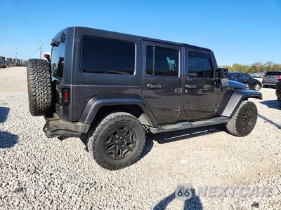 Trzecie zdjęcie samochodu z tyłu: 2016 JEEP WRANGLER UNLIMITED SAHARA VIN:1C4BJWEG3GL153074 - miniatura