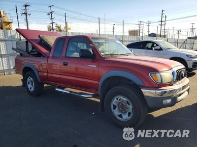 Czwarte zdjęcie samochodu z boku: 2001 TOYOTA TACOMA XTRACAB PRERUNNER VIN:5TESN92N31Z852965 - miniatura