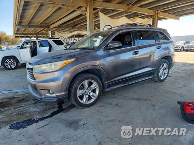 2014 TOYOTA HIGHLANDER LIMITED 5TDYKRFH6ES006405 - główne zdjęcie licytacji z USA - miniatura