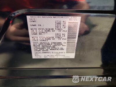Zdjęcie 13 z 13 samochodu: 2015 INFINITI QX60 BASE VIN:5N1AL0MM9FC516885 - miniatura